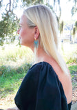 You can't go wrong with turquoise any time of the year. The perfect addition to summer dresses or fall sweaters, these sunburst earrings can take you from cabo to your hometown! Add these high quality statement earrings to your wardrobe for a boho glam look. 