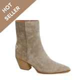 womens tan suede ankle booties