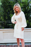 womens white cable knit sweater dress 